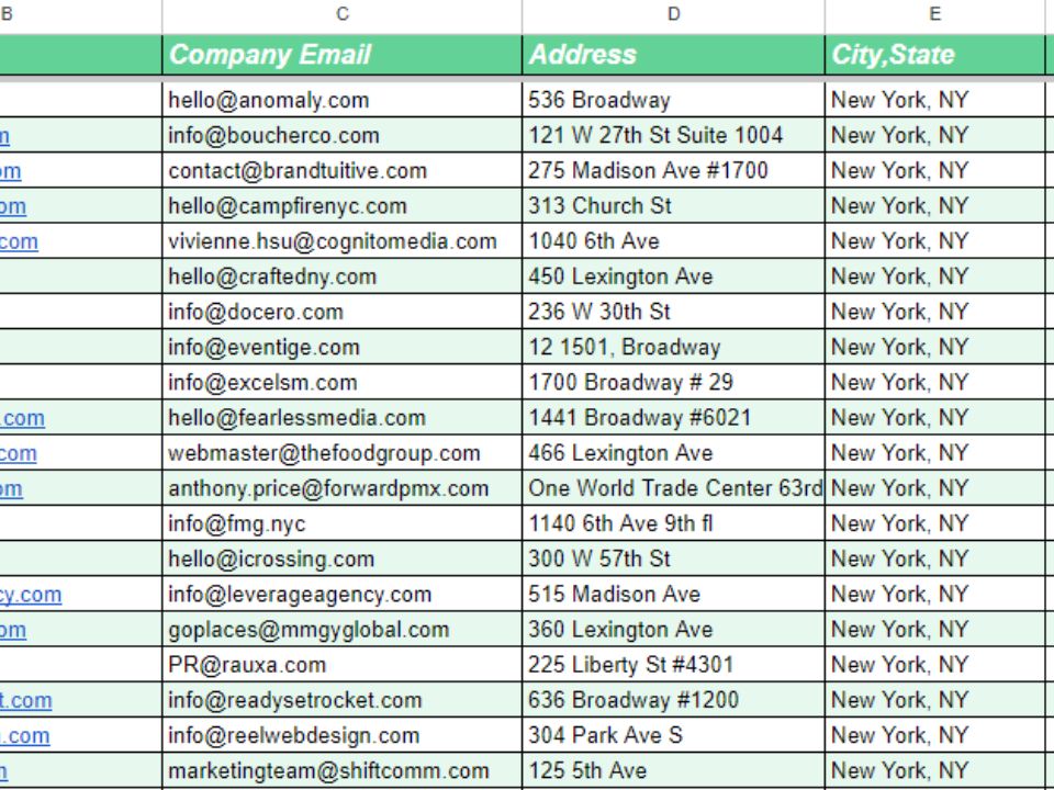 Contact Email List